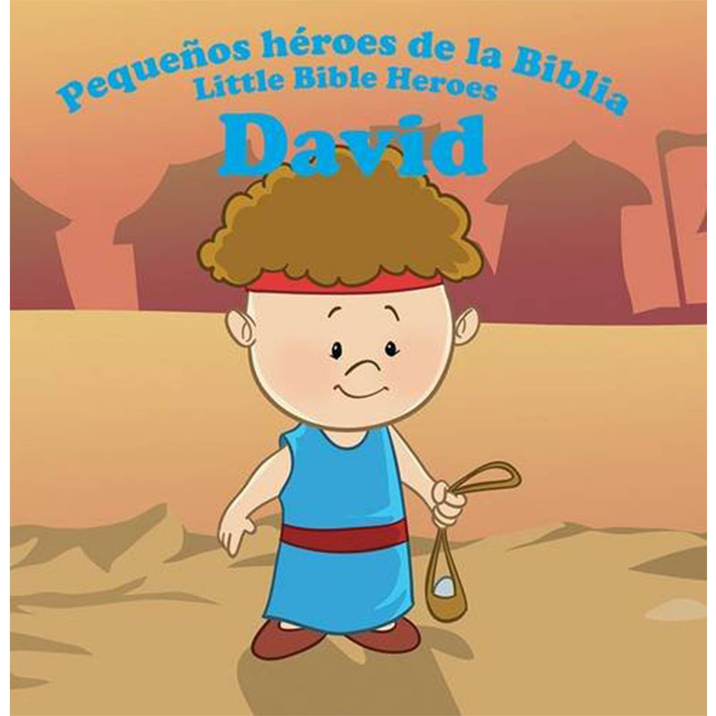 Libro David Pequeños Héroes de la Biblia Bilingue
