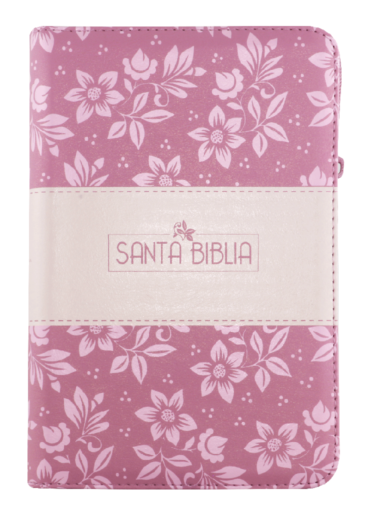 BIBLIA LETRA GRANDE ROSA RVR065cZLGPJR