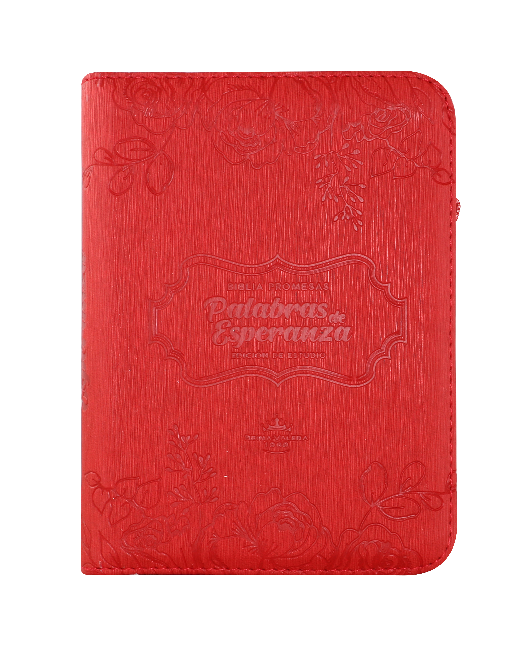 Biblia de Estudio Promesas Reina Valera 1960 Chica Letra Mediana Imitación Piel Rojo [RVR45cZEELM]
