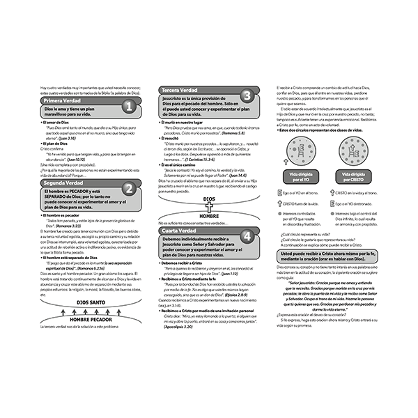 Paquete de Folletos Qué Hay Más Allá de la Muerte / Dios habla Hoy DHH - Rostro (100 Piezas)  