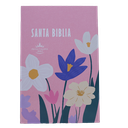 Biblia Reina Valera 1960 Chica Letra Chica Rústica Flores Rosa RVR040e DF 