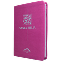 Biblia Reina Valera 1909 Mediana Letra Chica Imitación Piel Púrpura VR055 SS 