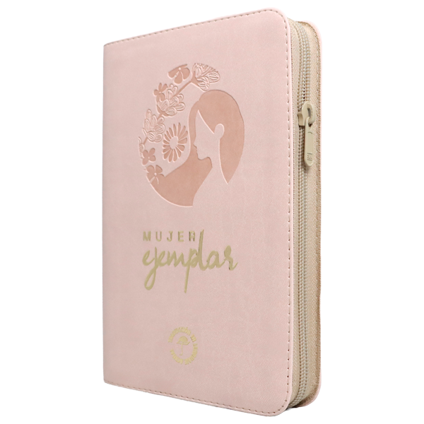 Biblia Mujer Ejemplar Traducción Lenguaje Actual Mediana Letra Grande Imitación Piel Beige Cierre PJR [TLA066LGZPJR]  