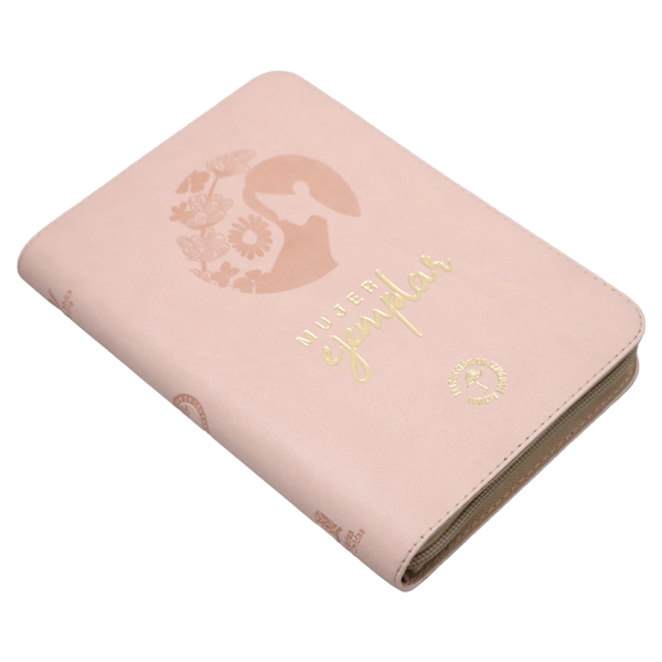 Biblia Mujer Ejemplar Traducción Lenguaje Actual Mediana Letra Grande Imitación Piel Beige Cierre PJR [TLA066LGZPJR]  