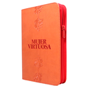 Biblia Mujer Virtuosa Reina Valera 1960 Mediana Letra Grande Imitación Piel Terracota Cierre PJR [RVR066ZLGPJR] 