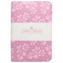 Biblia Reina Valera 1960 Mediana Letra Grande Imitación Piel Rosa Cierre PJR Código QR [RVR065cZLGPJR] 