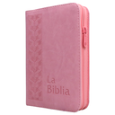 Biblia Traducción Lenguaje Actual Chica Letra Chica Imitación Piel Rosa Cierre [TLA.46ZLM] 
