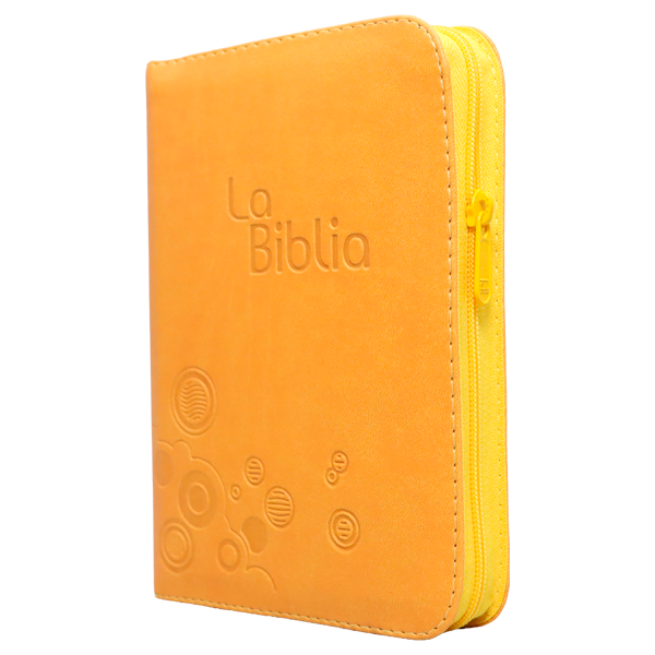 Biblia Traducción Lenguaje Actual Chica Letra Chica Imitación Piel Amarillo Cierre [TLA.46ZLM] 