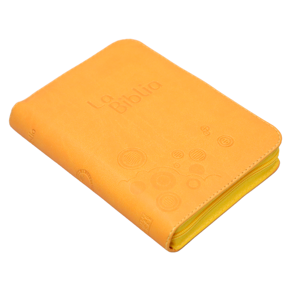 Biblia Traducción Lenguaje Actual Chica Letra Chica Imitación Piel Amarillo Cierre [TLA.46ZLM] 