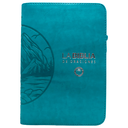 Biblia Oraciones Traducción Lenguaje Actual Mediana Letra Grande Imitación Piel Azul Turquesa Cierre PJR [TLA066ZLGPJR]  