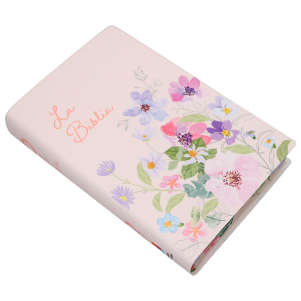 Biblia Traducción Lenguaje Actual Mediana Letra Grande 11 pts Vinil  TLA062LG Flower 