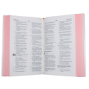 Biblia Traducción Lenguaje Actual Mediana Letra Grande 11 pts Vinil  Canto Rosa TLA062LG Lustre 