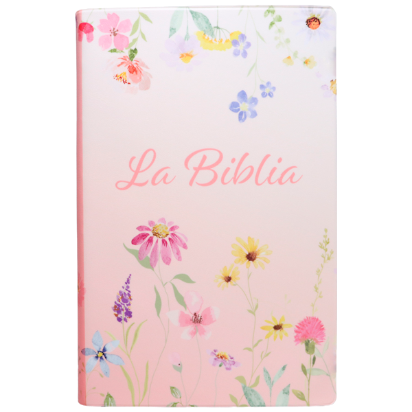 Biblia Traducción Lenguaje Actual Mediana Letra Grande 11 pts Vinil  Canto Rosa TLA062LG Lustre 