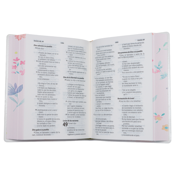 Biblia Traducción Lenguaje Actual Chica Letra Grande 8 pts Vinil TLA042LG Flourish 