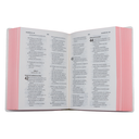 Biblia Traducción Lenguaje Actual Chica Letra Grande 8 pts Vinil Canto Rosa TLA042LG Lustre 