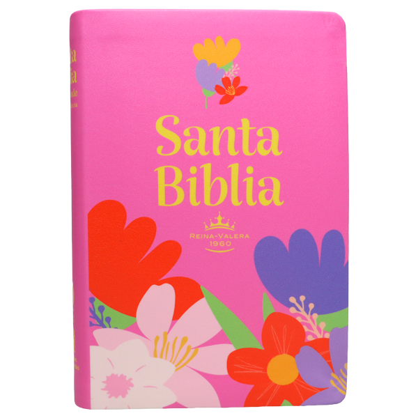 Biblia Reina Valera 1960 Mediana Letra Gigante 14 pts Imitación Piel PU RVR065cLGiPJR Fleuron 