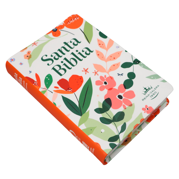 Biblia Reina Valera 1960 Mediana Letra Gigante 14 pts Imitación Piel PU RVR065cLGiPJR Flora 