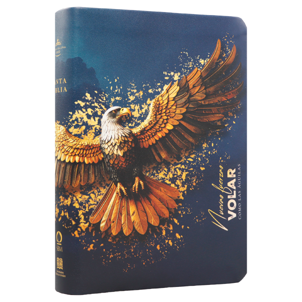 Biblia Reina Valera 1960 Mediana Letra Gigante 14 pts Imitación Piel PU  RVR065cLGiPJR Volar 