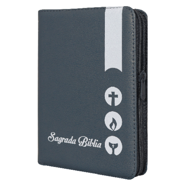 Biblia Dios Habla Hoy Mediana Letra Mediana Imitación Piel Gris [DHH55DKZLG]