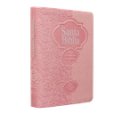 Biblia Fuente de Bendiciones Reina Valera 1960 Chica Letra Mediana Imitación Piel Rosa [RVR046CLMFB]