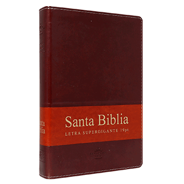 Biblia Reina Valera 1960 Grande Letra Super Gigante Imitación Piel Marrón [RVR086cLSGiTIPJR]