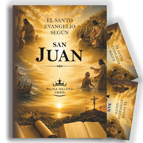 Paquete Evangelio de San Juan Reina Valera 1960 (10 Piezas)