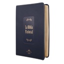 Biblia Pastoral Reina Valera 1960 Mediana Letra Grande Imitación Piel Azul [RVR065cLG] 