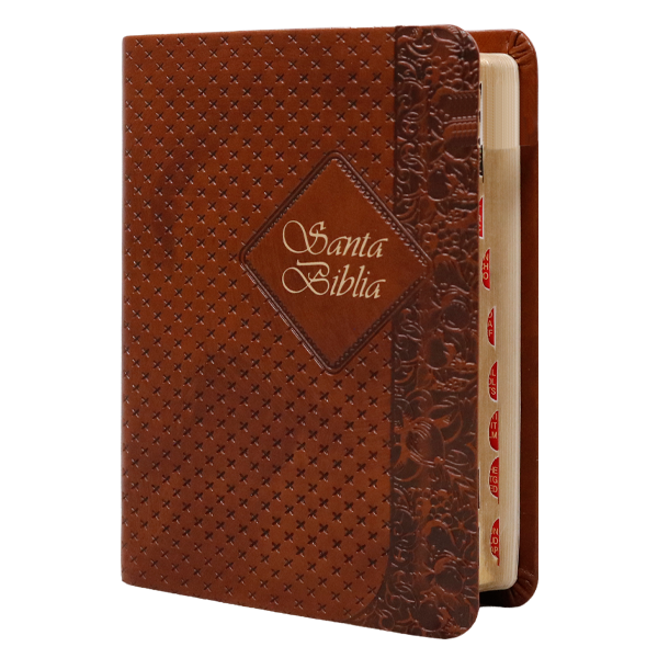 Biblia Reina Valera 1960 Tamaño Bolsillo Letra Mediana Imitación Piel Café [RVR025cTILG] 