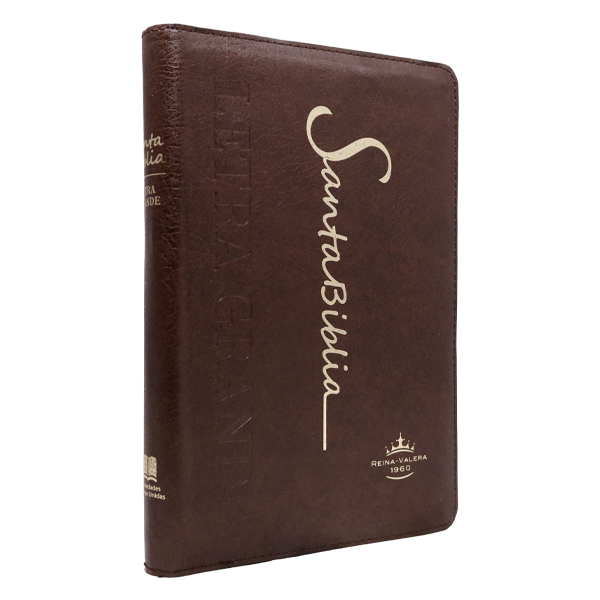 Biblia Reina Valera 1960 Mediana Letra Grande Imitación Piel Marrón [RVR065cZLG PE] 