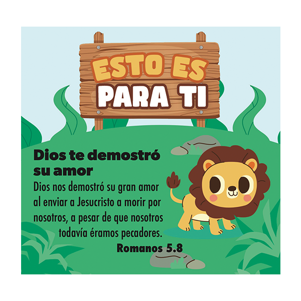 Paquete de Folletos Esto es Para Ti Traducción Lenguaje Actual - Creación (100 Piezas) 