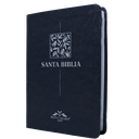 Biblia Reina Valera 1909 Mediana Letra Chica Imitación Piel Gris VR055 SS 
