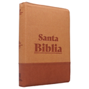 Biblia Reina Valera 1960 Mediana Letra Grande Imitación Piel Camel/ Café QR Cierre Índice PJR [RVR066cLGZTIPJR]  