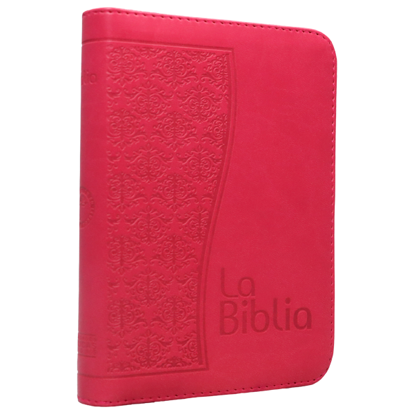 Biblia Traducción Lenguaje Actual Chica Letra Chica Imitación Piel Fucsia Cierre [TLA.46ZLM] 