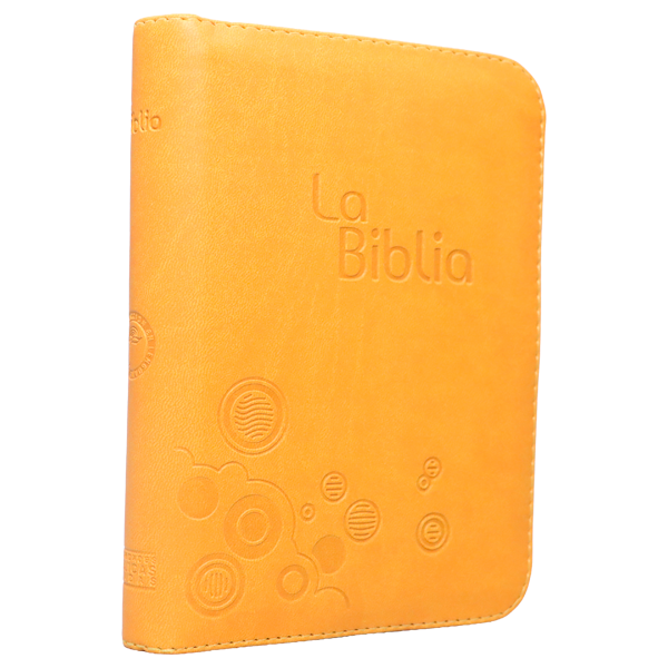 Biblia Traducción Lenguaje Actual Chica Letra Chica Imitación Piel Amarillo Cierre [TLA.46ZLM] 