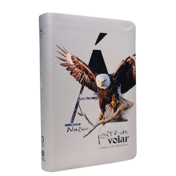 Biblia Reina Valera 1960 Mediana Letra Gigante 14 pts Imitación Piel PU RVR065cLGiPJR Águilas 