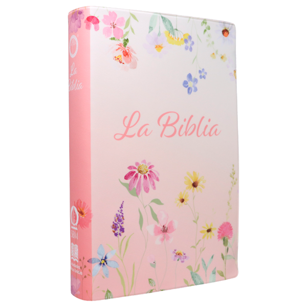 Biblia Traducción Lenguaje Actual Mediana Letra Grande 11 pts Vinil  Canto Rosa TLA062LG Lustre 