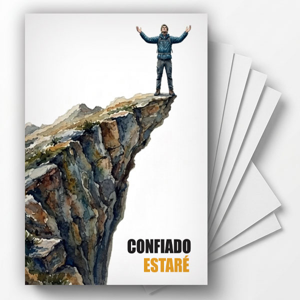 Biblia Misionera RVR060 Mediana Letra Mediana Confiado Estaré Tapa Rústica Nuevos Diseños