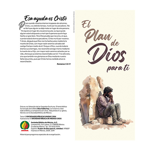 [7509687117304] Paquete de Folletos El Plan de Dios Para Ti Dios Habla Hoy - Soledad (100 Piezas) 