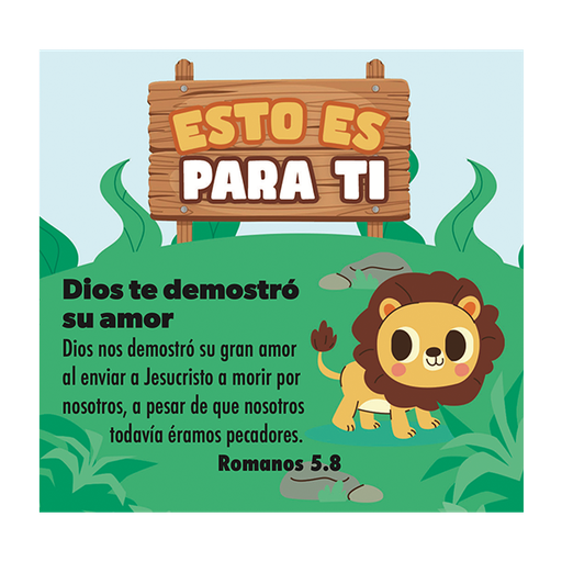 [7509687117313] Paquete de Folletos Esto es Para Ti Traducción Lenguaje Actual - Creación (100 Piezas) 