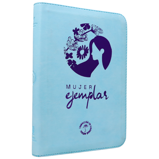 [9789587459968] Biblia Mujer Ejemplar Traducción Lenguaje Actual Mediana Letra Grande Imitación Piel Azul Cierre PJR [TLA066LGZPJR]  
