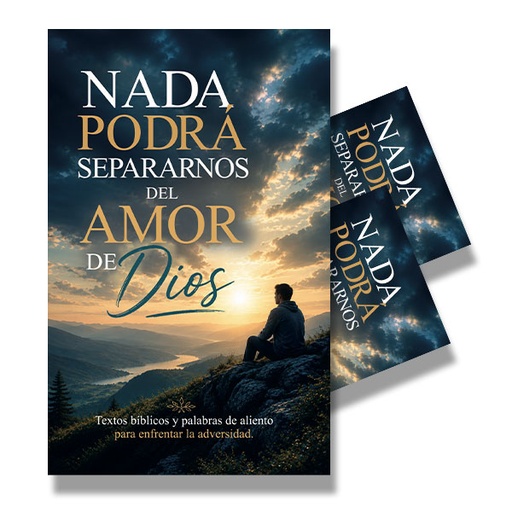 [7509687117328] Paquete de Porción Bíblica Nada Podrá Separarnos (10 piezas) Paisaje-Hombre