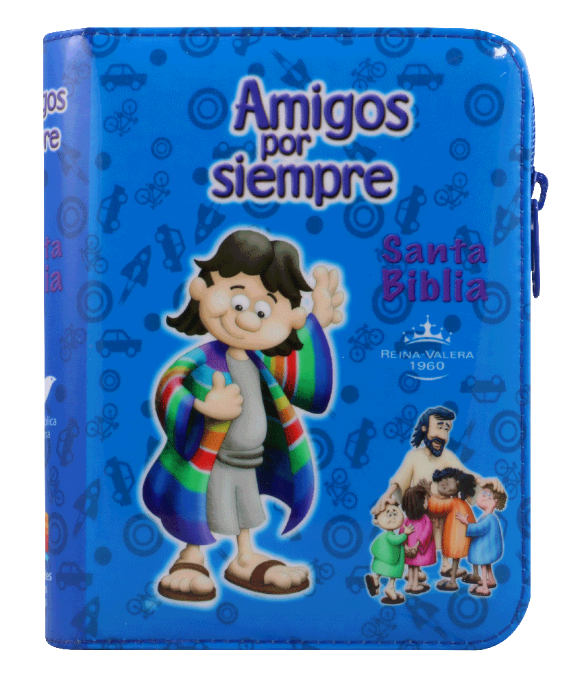 BIBLIA AMIGOS POR SIEMPRE AZUL RVR022cPZLMaPJR