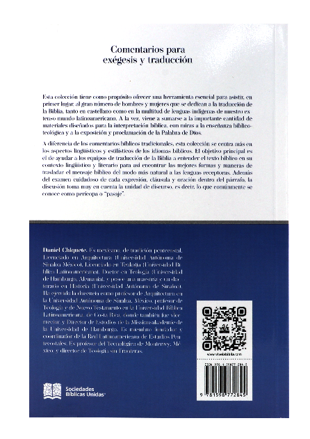 Comentario Bíblico Exegético y de Traducción Gálatas