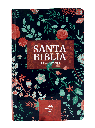 Biblia Reina Valera 1960 Tapa Dura Azul Flores Canto Bronce [RVR063CLGPJR]