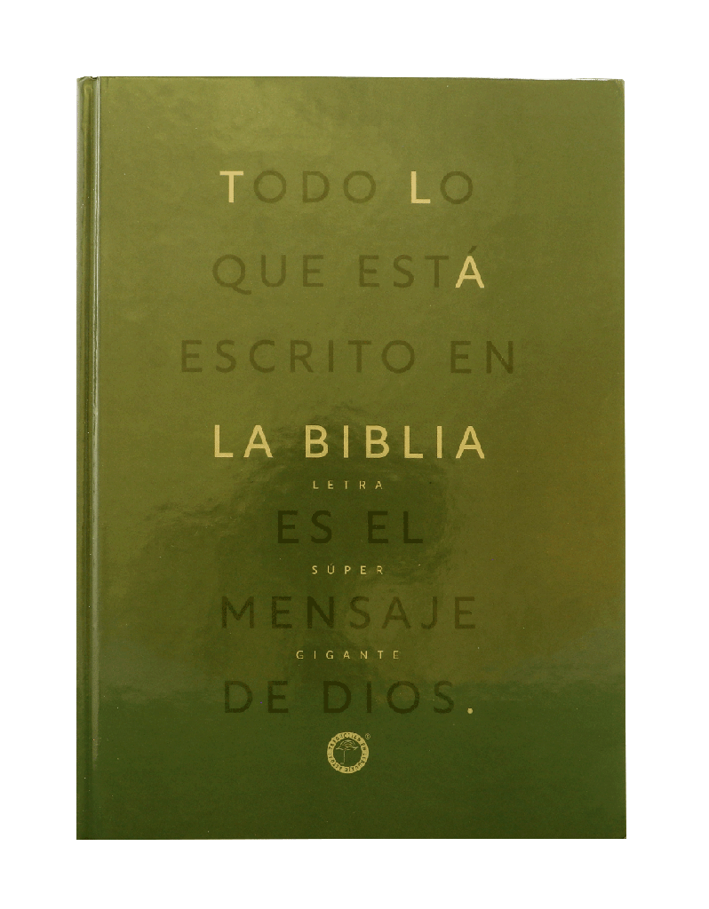 Biblia Traducción Lenguaje Actual Tapa Dura Marrón Letra Super Gigante [TLA083LSGiPJR]