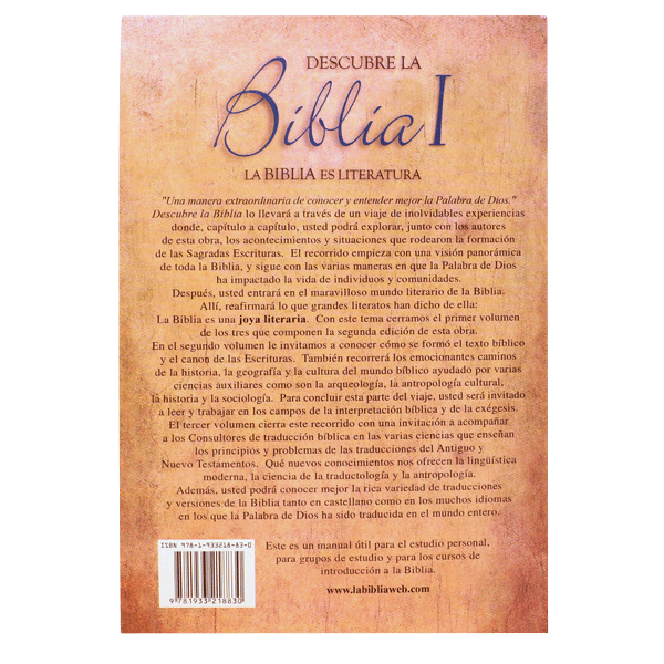 Libro Descubre la Biblia I