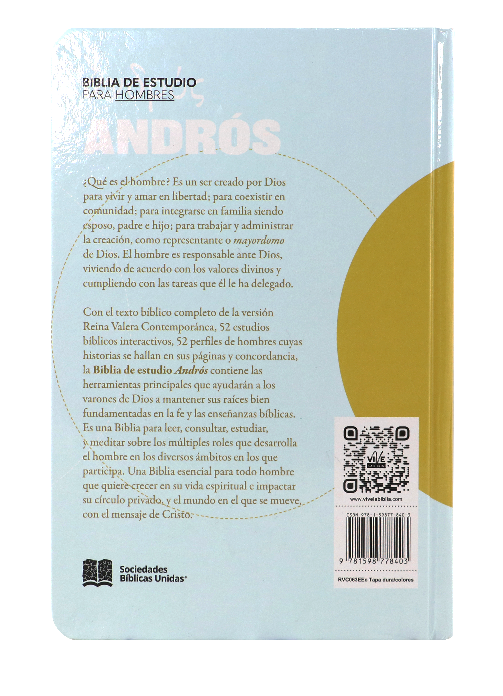 Biblia de Estudio Andrós Reina Valera Contemporánea Tapa Dura [RVC063EEc-AND]