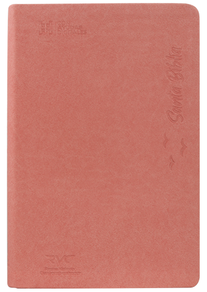 Biblia Reina Valera Contemporánea Mediana Letra Grande Imitación Piel Rosa QR [RVC066cLG PJR]