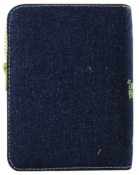 Biblia Reina Valera 1960 Bolsillo Letra Chica Mezclilla Azul Verde [RVR024cJZTILMa PJR]