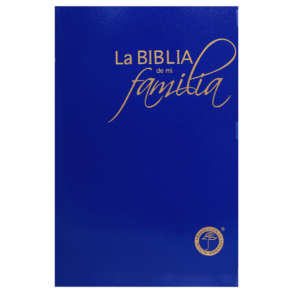 Biblia Traducción Lenguaje Actual La Familia Mediana Letra Chica Rústica Azul [TLA60P]